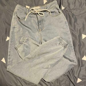 Denim jogger